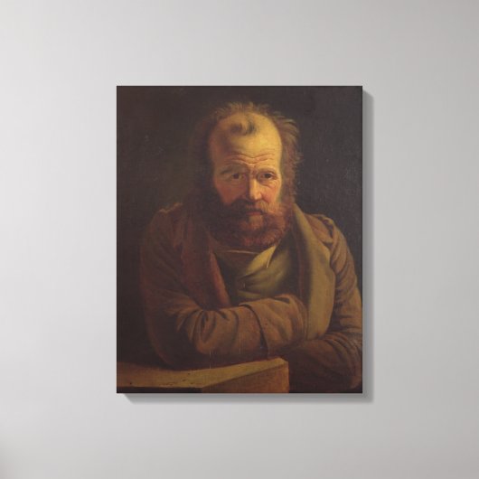Toile Portrait de Pierre Joseph Proudhon (Recto)