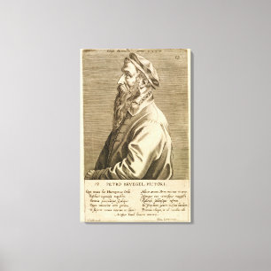 Toile Portrait de Pieter Brueghel l'aîné (c.1527/8-69