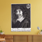 Toile Portrait de René Descartes (Insitu(Salon))