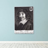 Toile Portrait de René Descartes (Insitu (Plancher de Bois))