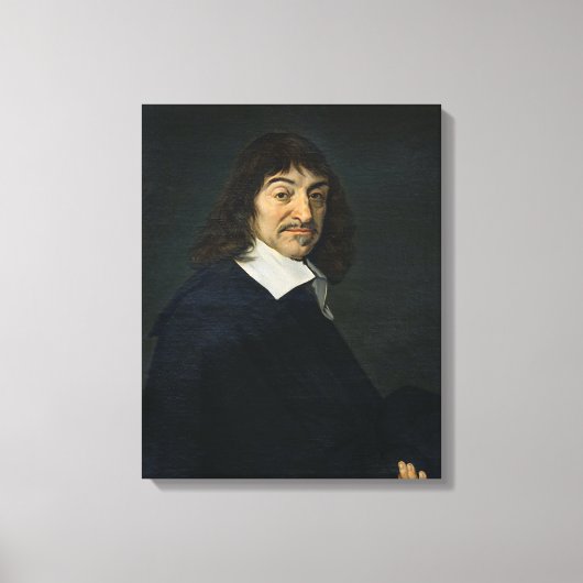 Toile Portrait de René Descartes c.1649 (Recto)