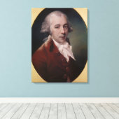 Toile Portrait de Richard Brinsley Sheridan 1788 (Insitu (Plancher de Bois))