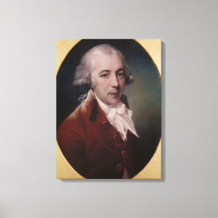 Toile Portrait de Richard Brinsley Sheridan 1788