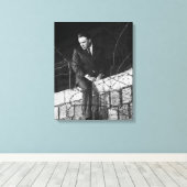 Toile Portrait de Richard Burton (Insitu (Plancher de Bois))