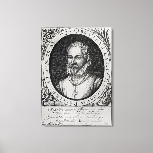 Toile Portrait de Roland de Lassus (Recto)