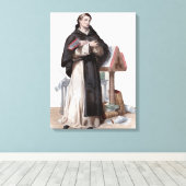 Toile Portrait de Saint Bernard de Clairvaux (Insitu (Plancher de Bois))