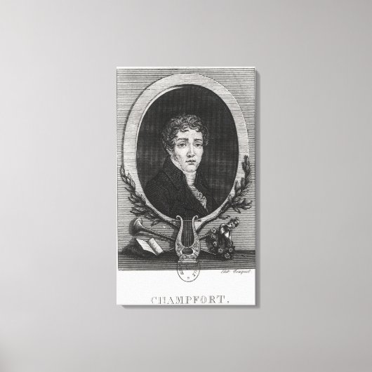 Toile Portrait de Sebastian-Roch Nicolas (Recto)