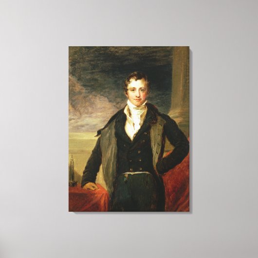 Toile Portrait de Sir Humphry Davy (Recto)