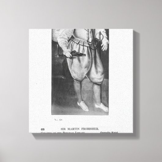 Toile Portrait de Sir Martin Frobisher (Recto)