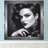 Toile Portrait De Spy Kalina Shepard Par Xzendor7 (Insitu (Plancher de Bois))