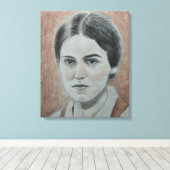 Toile Portrait de Ste Edith Stein (Insitu (Plancher de Bois))