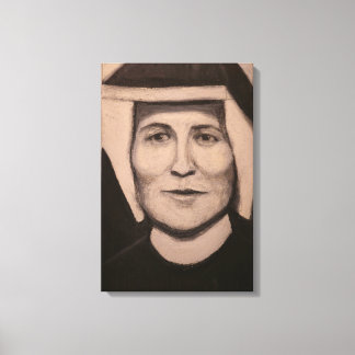 Toile Portrait de Ste Faustine Kowalska