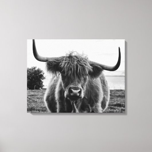 Toile Portrait de taureau (Recto)