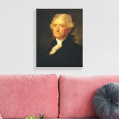 Toile Portrait de Thomas Jefferson (Insitu(Salon))