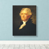 Toile Portrait de Thomas Jefferson (Insitu (Plancher de Bois))