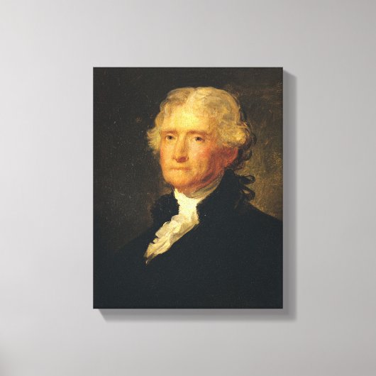 Toile Portrait de Thomas Jefferson (Recto)