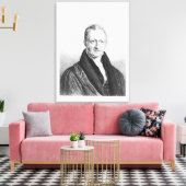 Toile Portrait de Thomas Robert Malthus (Insitu(Salon))