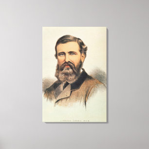 Toile Portrait de Verney Lovett Cameron