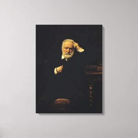 Toile Portrait de Victor Hugo 1879 (Recto)