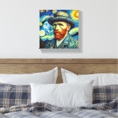 Toile Portrait de Vincent van Gogh (Insitu(Chambre))