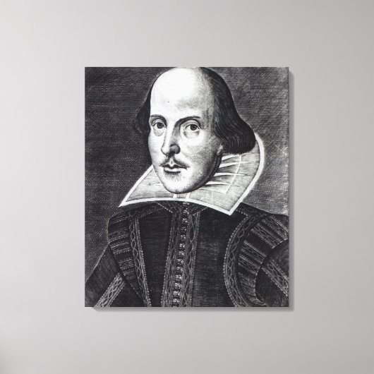 Toile Portrait de William Shakespeare (Recto)