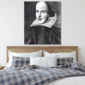 Toile Portrait de William Shakespeare (Insitu(Chambre))
