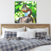 Toile Portrait d'écureuil rouge (Insitu(Chambre))