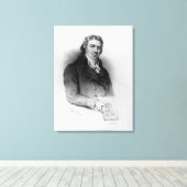 Toile Portrait d'Edward Jenner (Insitu (Plancher de Bois))