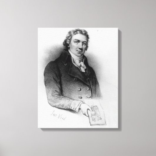 Toile Portrait d'Edward Jenner (Recto)