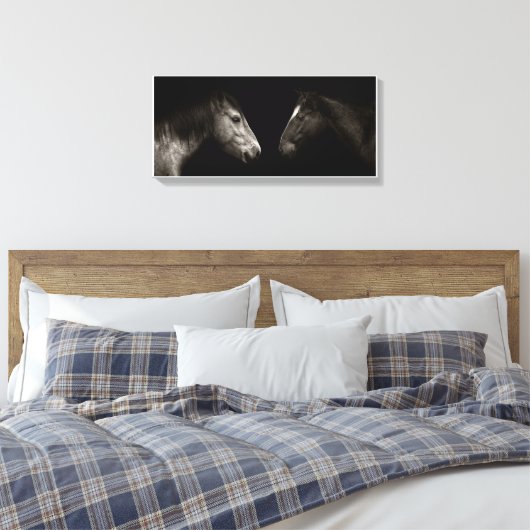 Toile Portrait des chevaux (Insitu(Chambre))