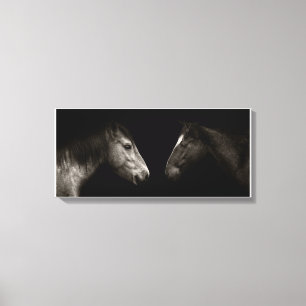 Toile Portrait des chevaux