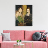 Toile Portrait des Soeurs Bronte, c.1834 (Insitu(Salon))