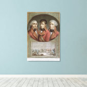 Toile Portrait des trois consuls de la République (Insitu (Plancher de Bois))