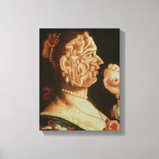 Toile Portrait d'Eve (huile) (Recto)