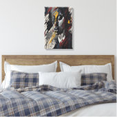 Toile Portrait d'Expressionnisme Abstrait Moderne Gras (Insitu(Chambre))
