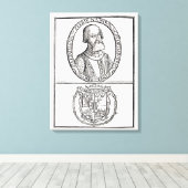 Toile Portrait d'Hernado Cortes et de ses bras (Insitu (Plancher de Bois))