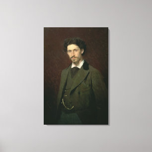 Toile Portrait d'Ilya Efimovich Repin, 1876