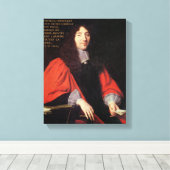 Toile Portrait d'Olivier Lefevre (Insitu (Plancher de Bois))