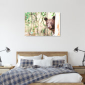 Toile Portrait d'ours noir juvénile, Missoula, Montana (Insitu(Chambre))