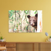 Toile Portrait d'ours noir juvénile, Missoula, Montana (Insitu(Salon))