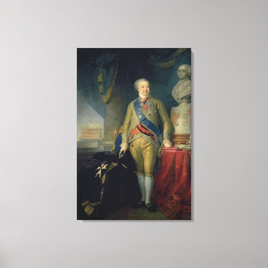 Toile Portrait du comte Alexander Kurakin, 1802 (Recto)