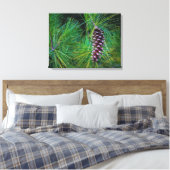 Toile Portrait du cône de pin (Insitu(Chambre))