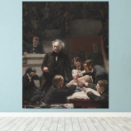 Toile Portrait du Dr Samuel D. Gross par Thomas Eakins (Insitu (Plancher de Bois))