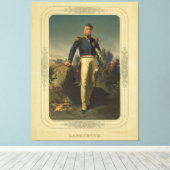 Toile Portrait du Général Marquis de Lafayette (Insitu (Plancher de Bois))