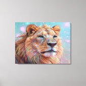Toile Portrait du lion (Recto)