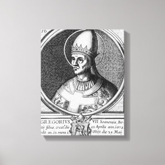 Toile Portrait du Pape Grégoire VII (Recto)