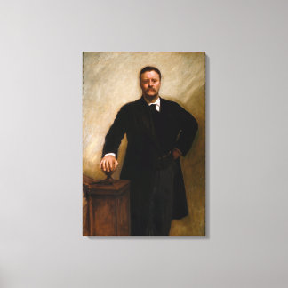 Toile Portrait du président Theodore Roosevelt J.S. Sarg