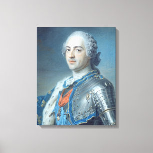 Toile Portrait du Roi Louis XV 1748