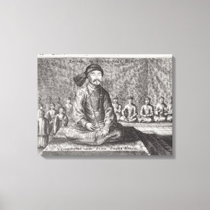 Toile Portrait du vieux vice-roi, d'un compte d'a