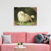 Toile Portrait d'un caniche (Insitu(Salon))